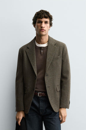 WOOL TEXTURED BLAZER - Image 2