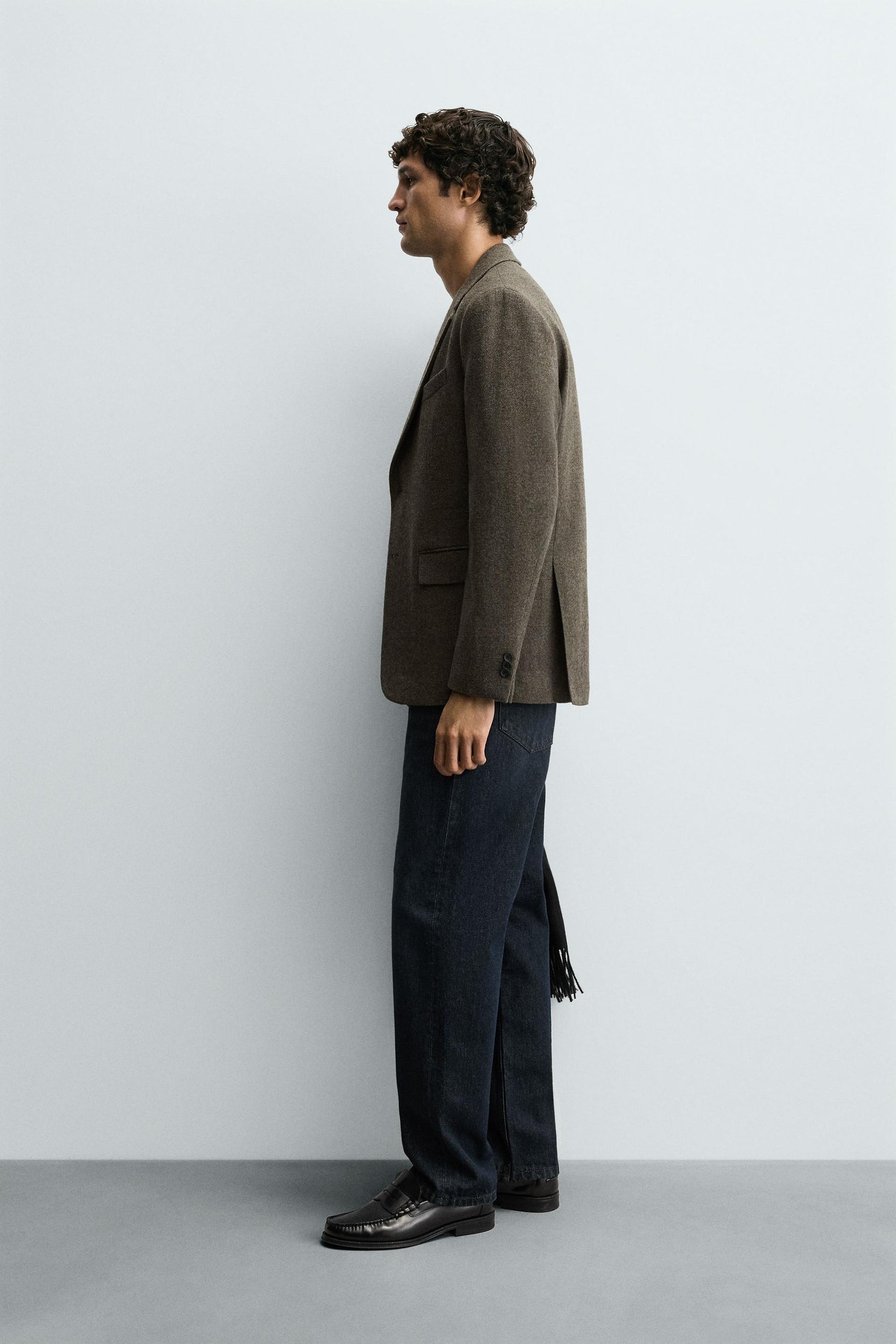 WOOL TEXTURED BLAZER - Image 4