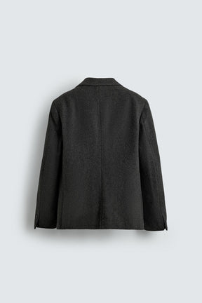 HERRINGBONE TEXTURED BLAZER - Image 6