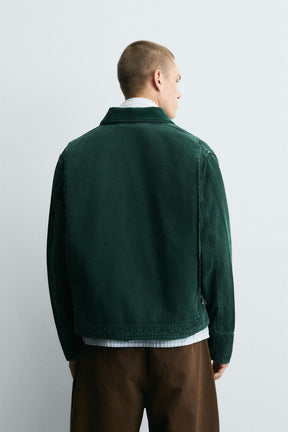 CROPPED FIT DENIM JACKET - Image 3