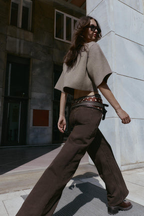 COVERED BUTTON KNIT CARDIGAN - Image 4