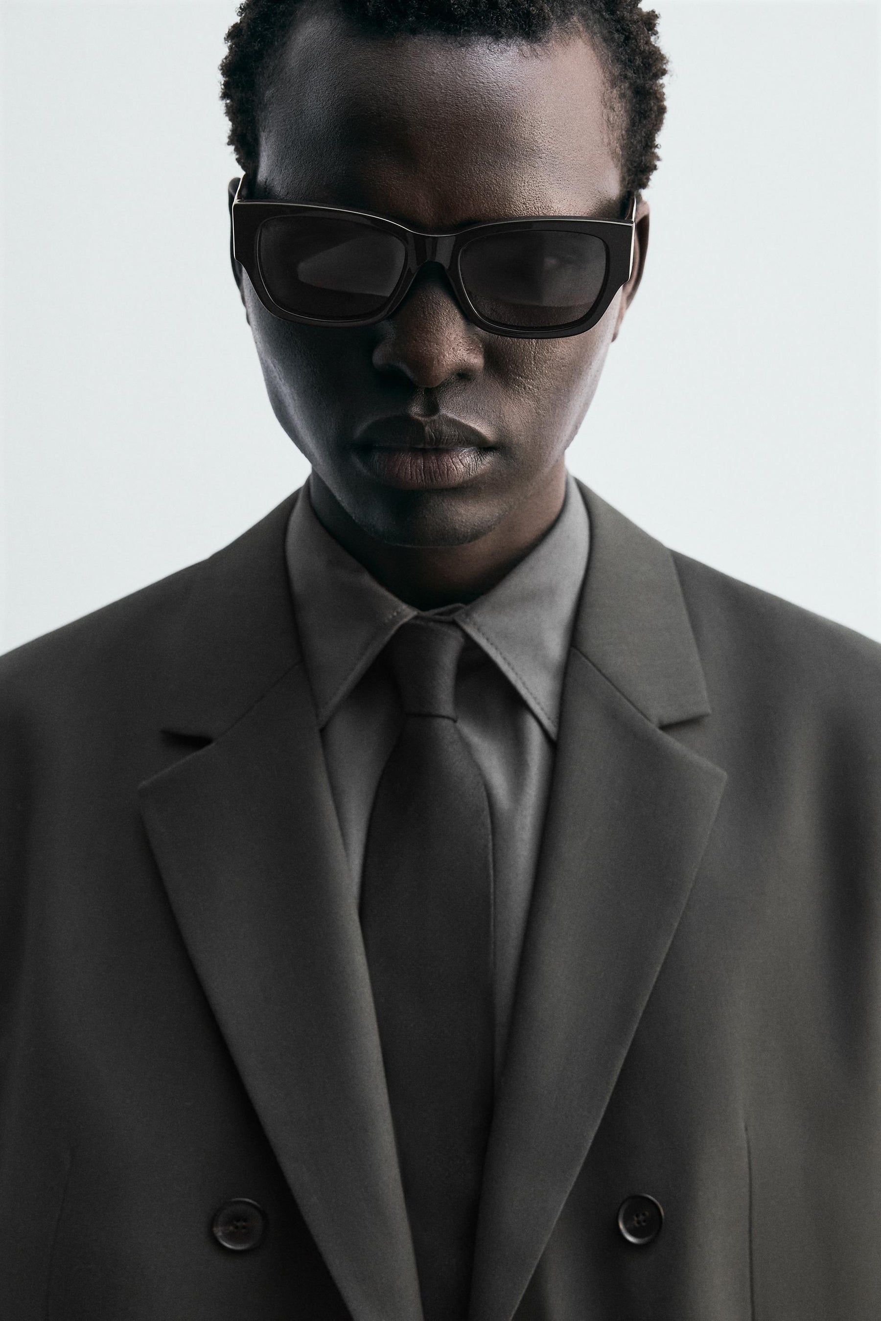 DOUBLE-BREASTED WOOL BLEND SUIT BLAZER - Image 6