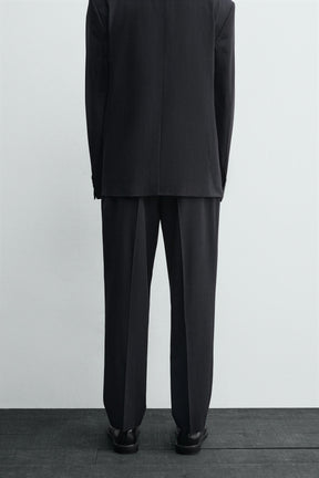 PINSTRIPED SUIT TROUSERS - Image 3