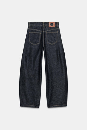 Ankle Balloon Mid-Waist Jeans