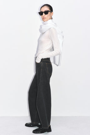 Ankle Balloon Mid-Waist Jeans