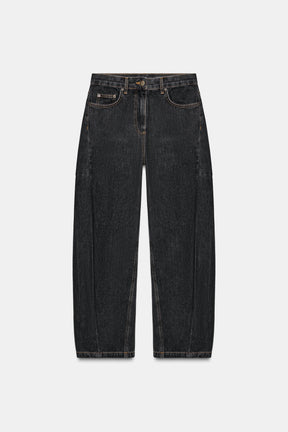 Ankle Balloon Mid-Waist Jeans