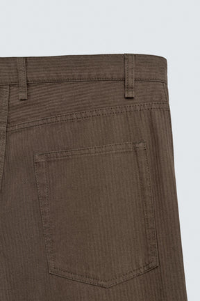 WASHED STRAIGHT-LEG TROUSERS - Image 10