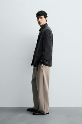 RELAXED FIT PLEATED TROUSERS - Image 4