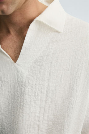 TEXTURED POLO SHIRT - Image 6