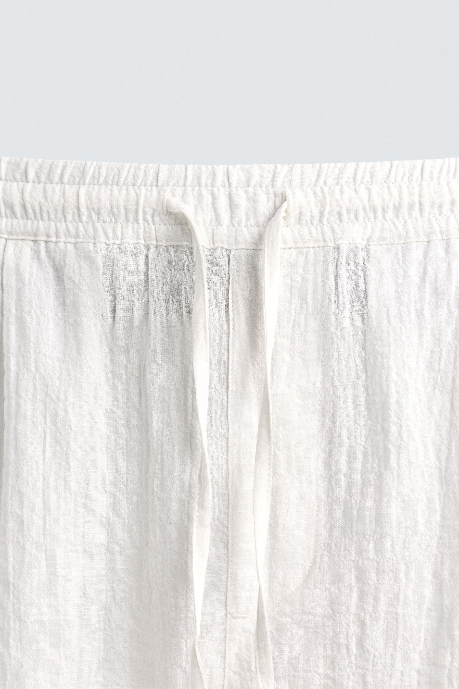 TEXTURED RELAXED FIT TROUSERS - Image 8