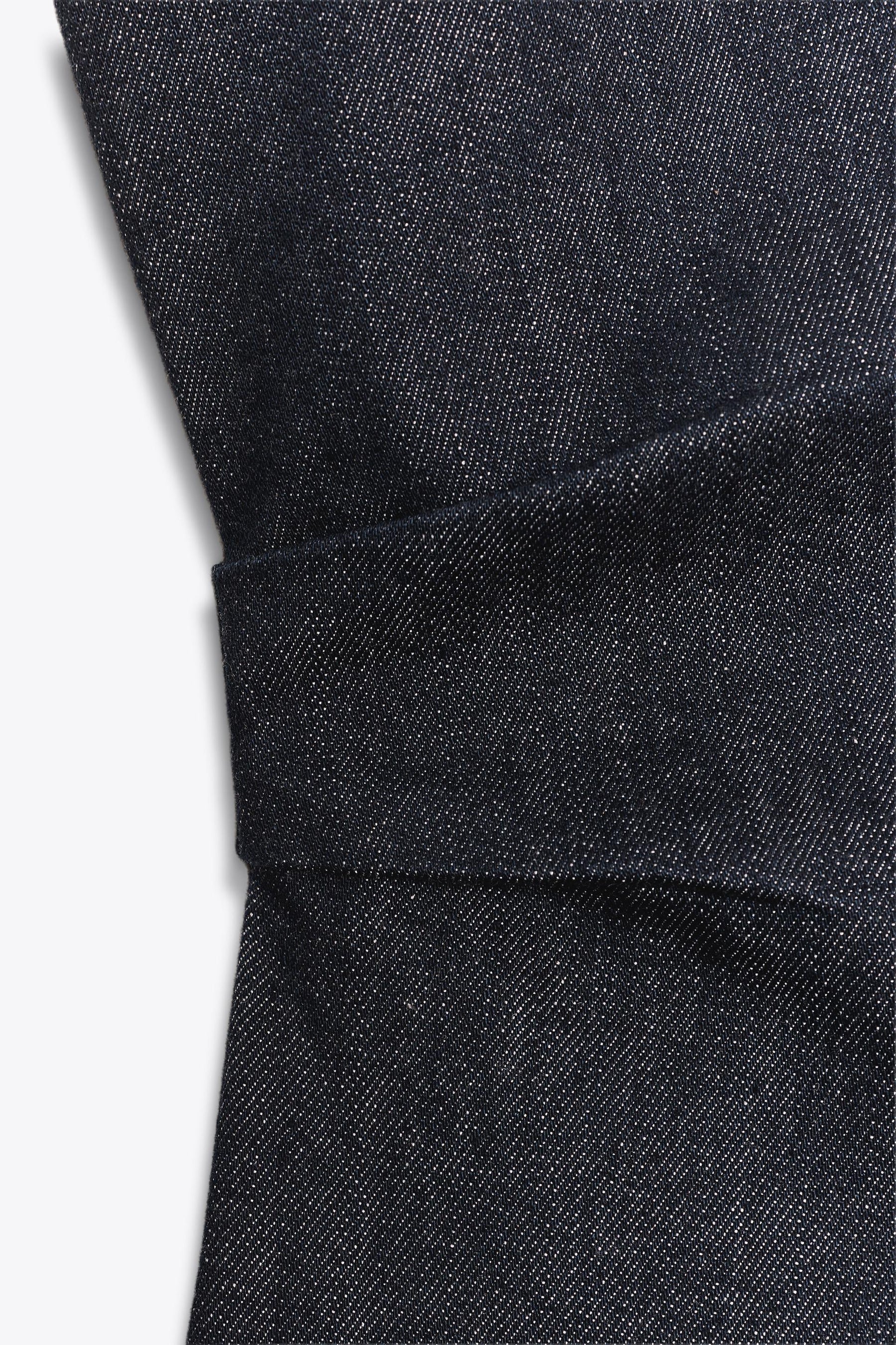 TRF DRAPED DENIM SHORT DRESS - Image 7