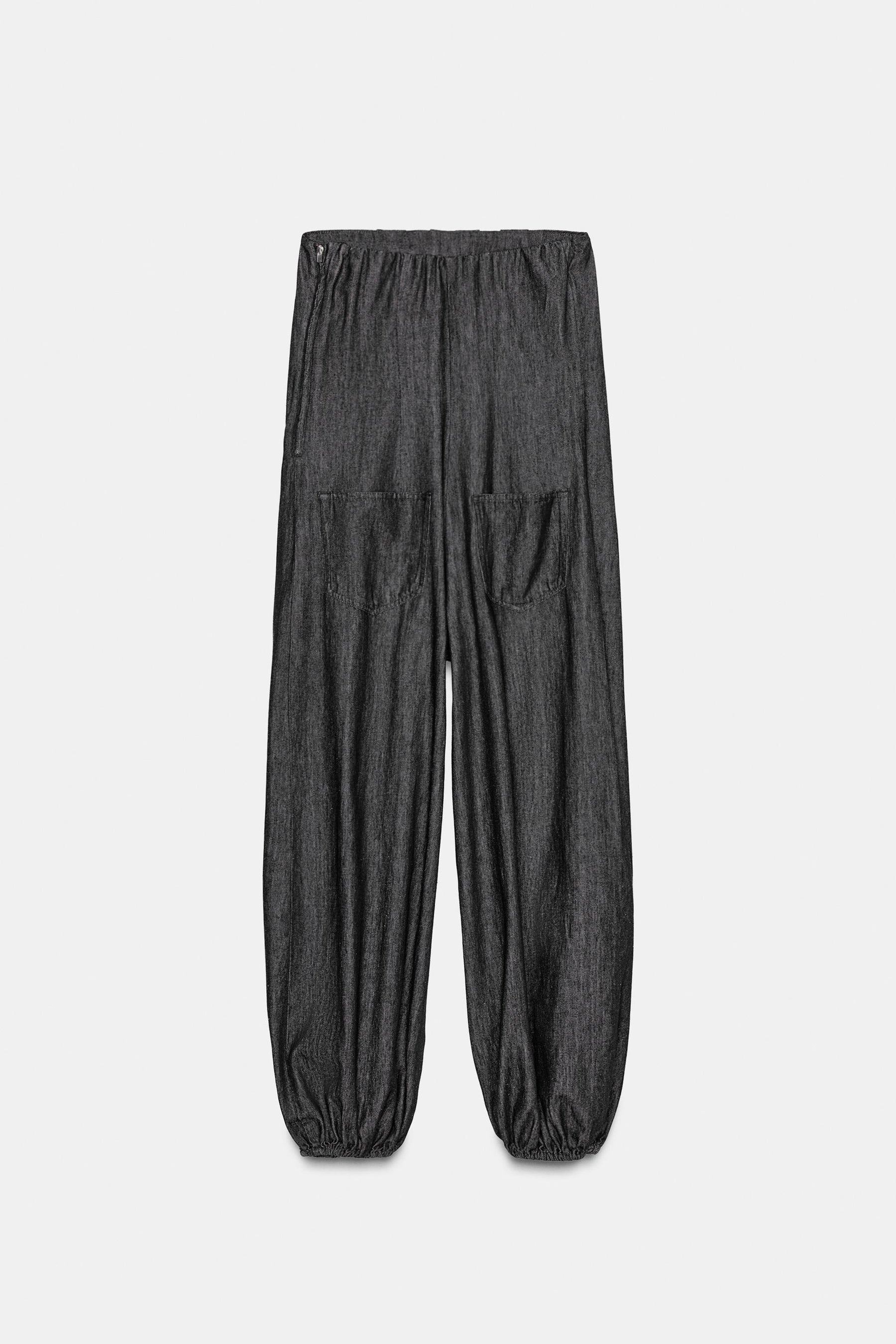 TRF DENIM BANDEAU JUMPSUIT - Image 10