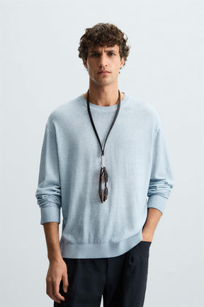 WASHED-EFFECT SWEATER - Image 2
