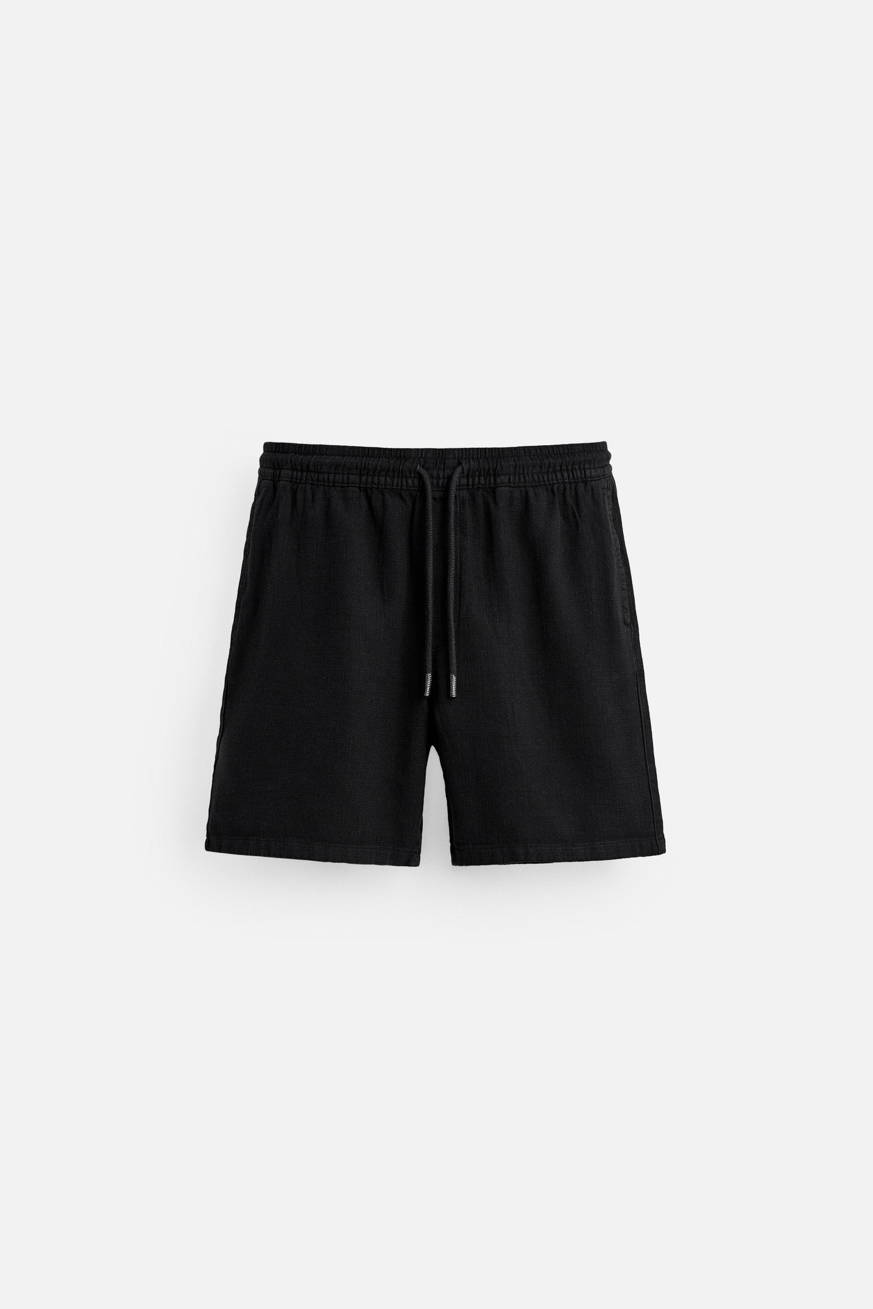 TEXTURED REGULAR FIT BERMUDA SHORTS - Image 6