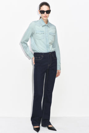 High-waist Bootcut Jeans