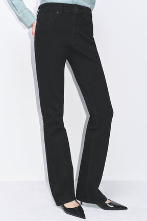 High-Waist Bootcut Jeans
