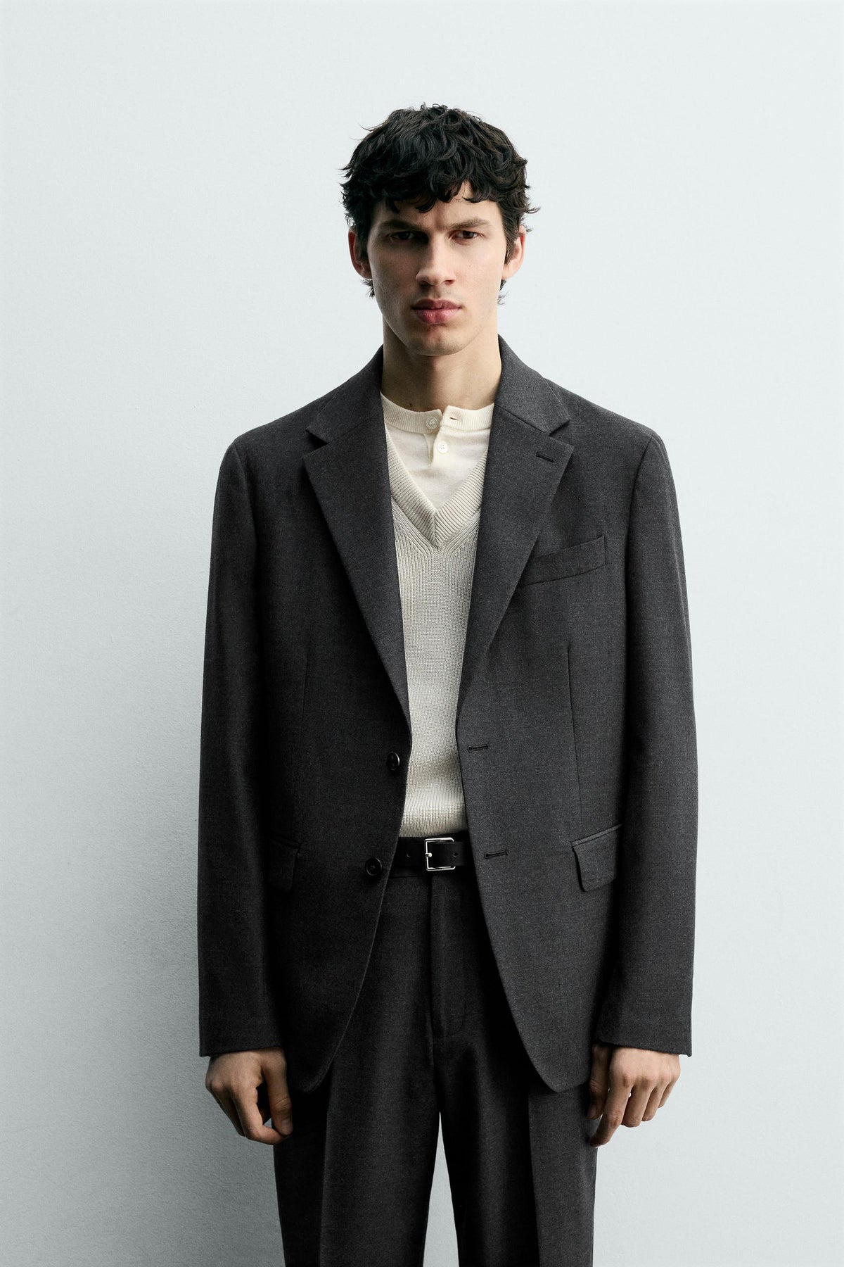 WOOL SUIT BLAZER - Image 2