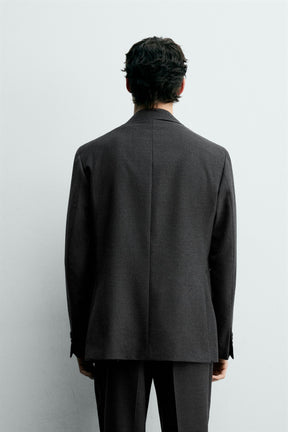 WOOL SUIT BLAZER - Image 3