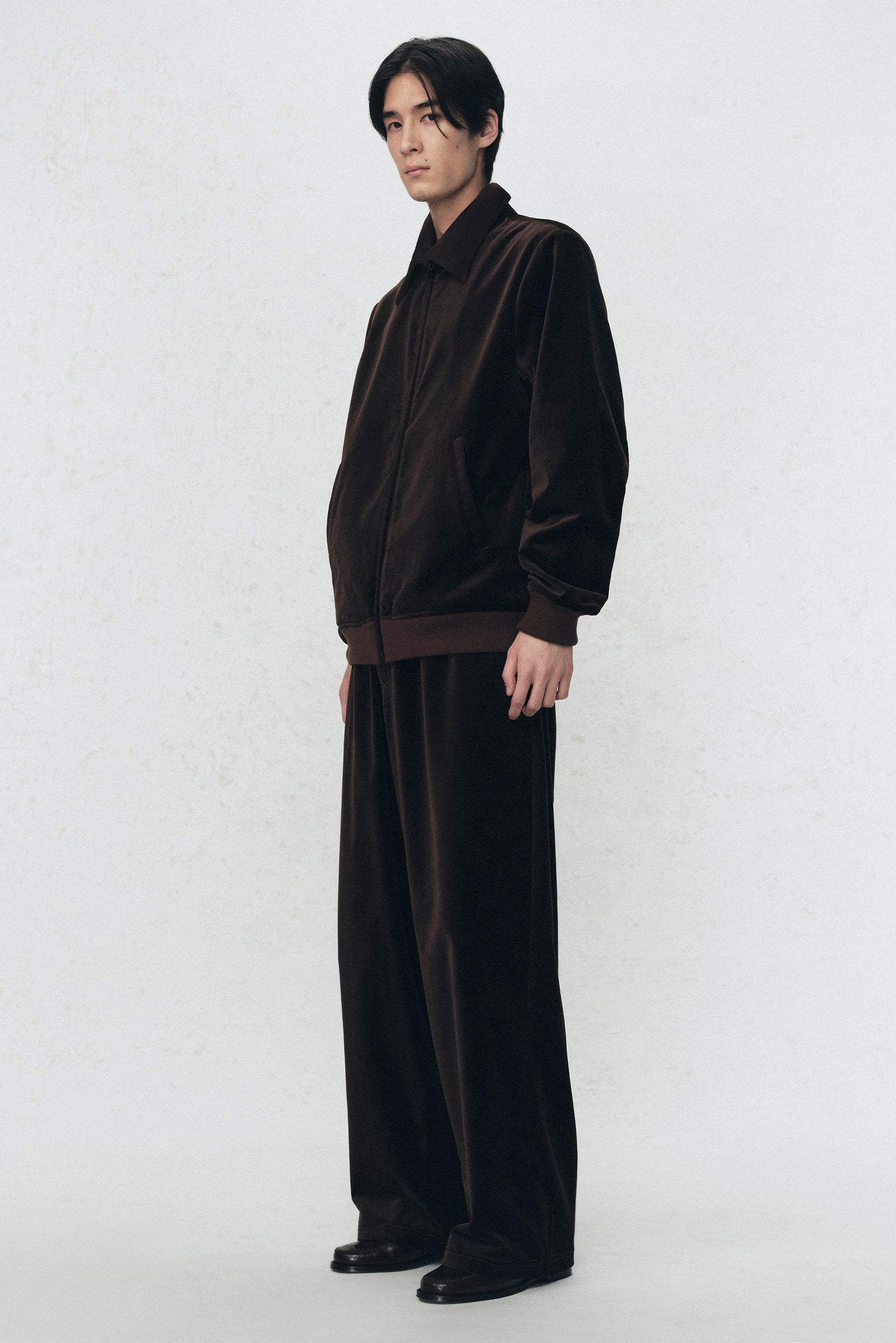 RELAXED FIT VELVET TROUSERS SOSHIOTSUKI X - Image 3