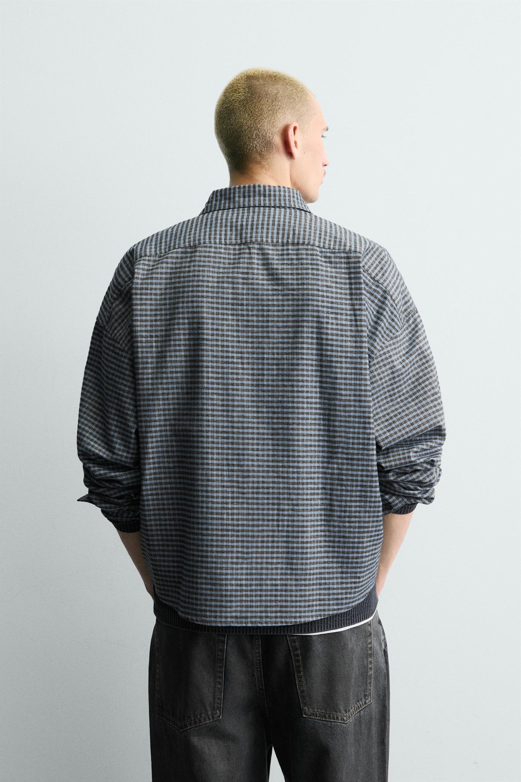 EMBROIDERED CHECK SHIRT - Image 3