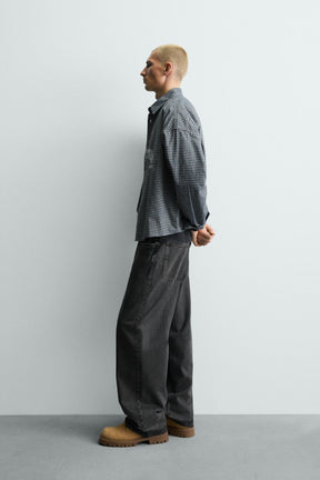 EMBROIDERED CHECK SHIRT - Image 4