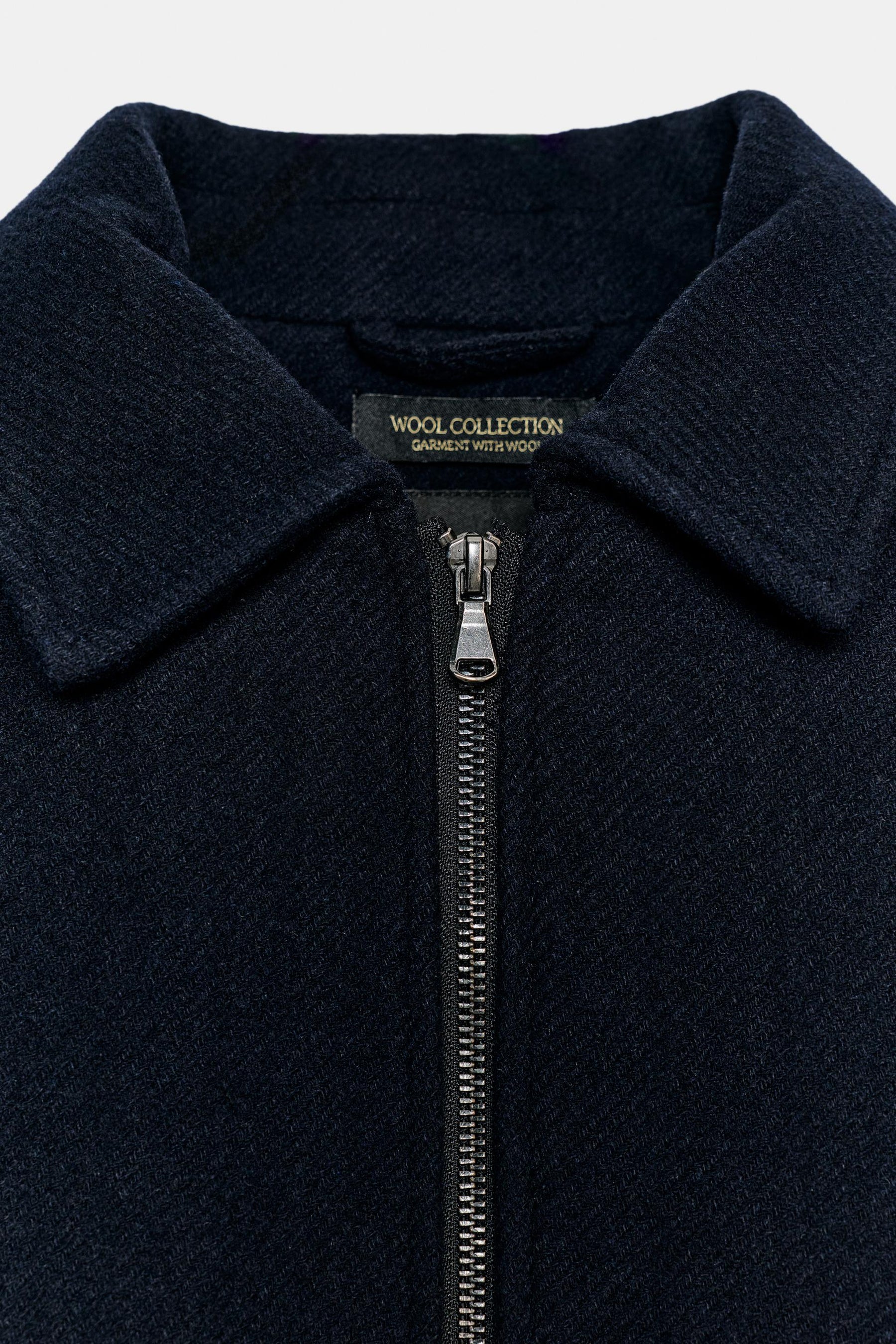 WOOL BLEND BOMBER JACKET ZW COLLECTION - Image 9