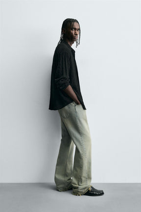 TEXTURED CHECK SHIRT - Image 4