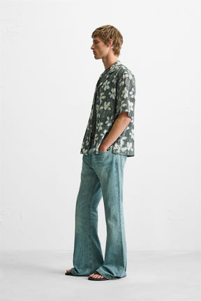 ABSTRACT FLORAL PRINT SHIRT - Image 4