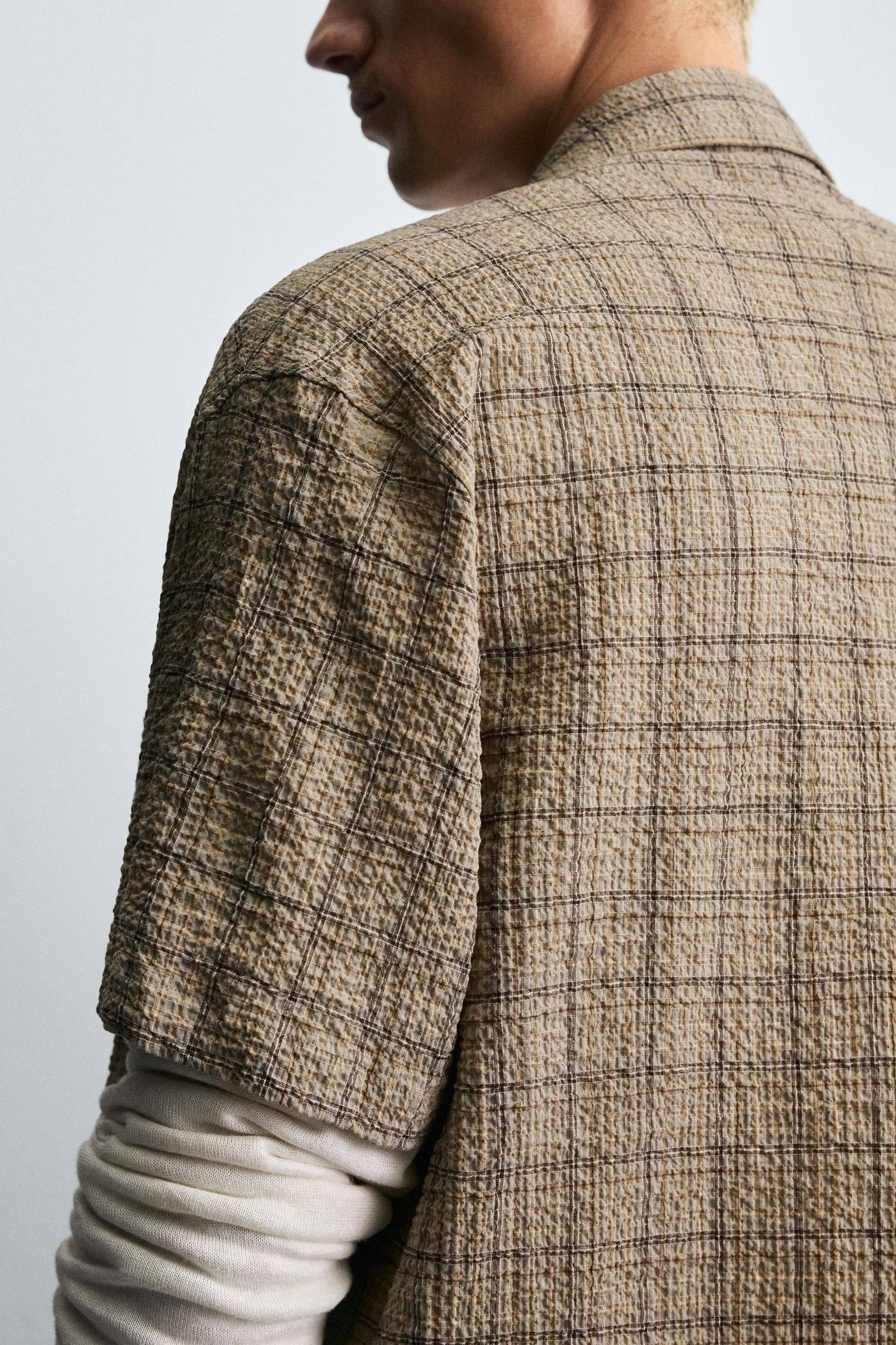 TEXTURED STRUCTURE SHIRT - Image 6