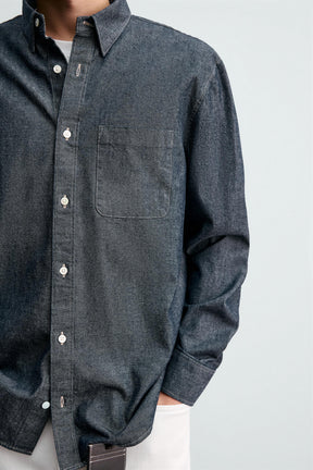 RELAXED FIT DENIM SHIRT - Image 7