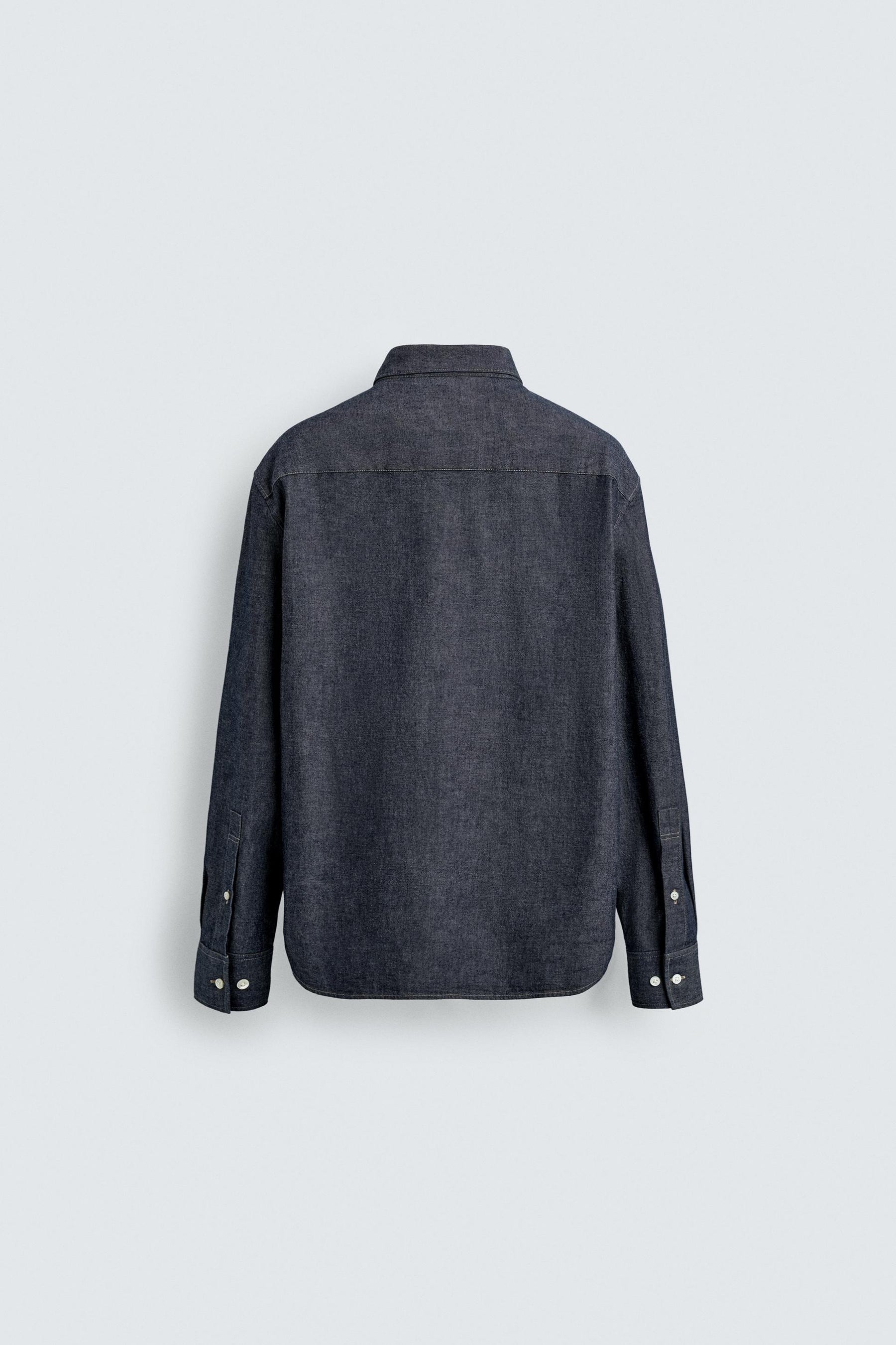 RELAXED FIT DENIM SHIRT - Image 9