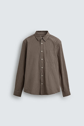 RELAXED FIT CHECK SHIRT - Image 8