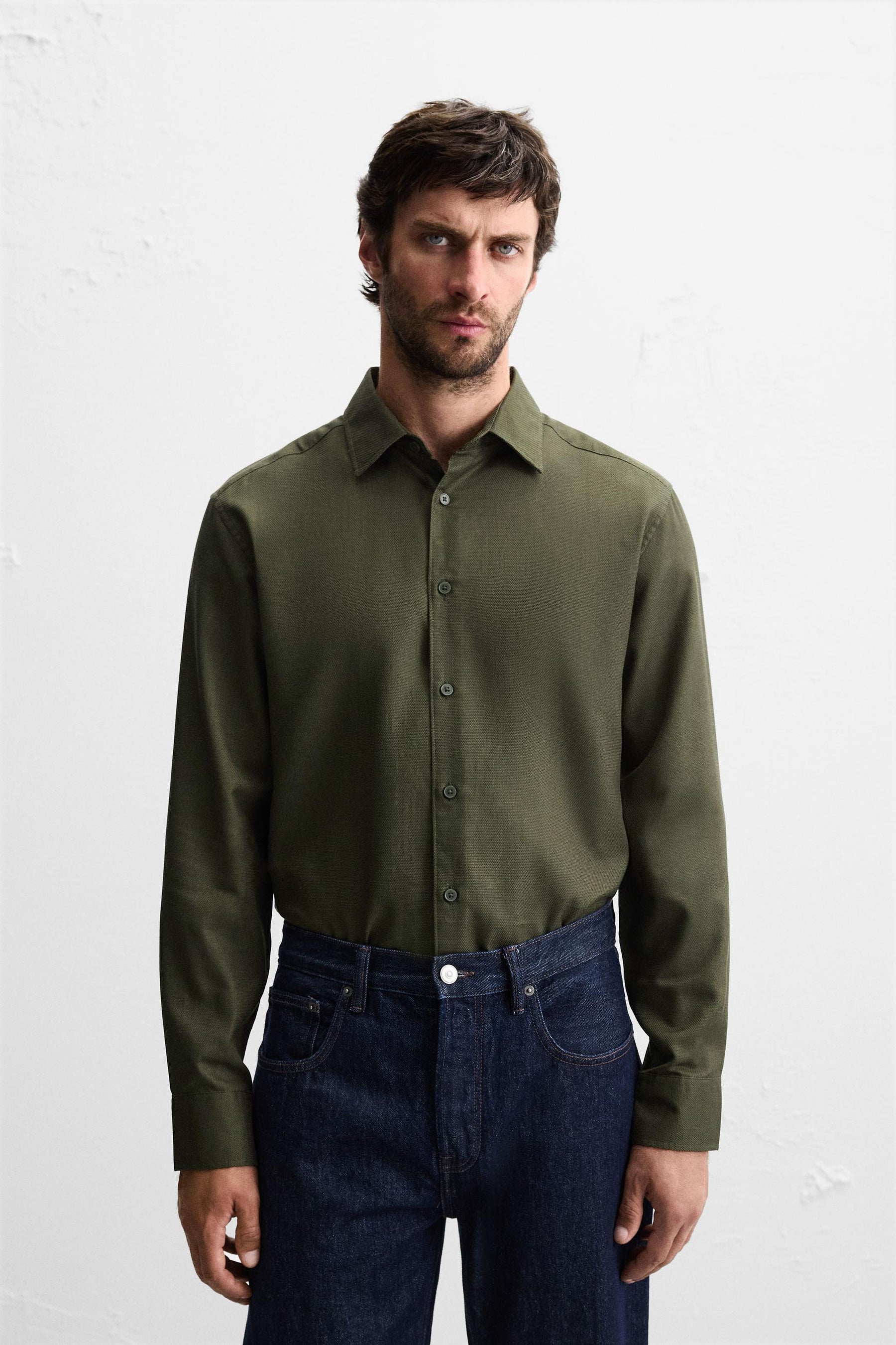 EASY CARE TEXTURED SHIRT - Image 2