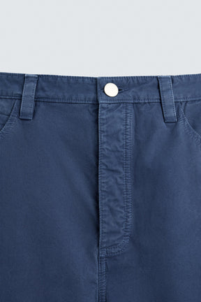 WASHED STRAIGHT-LEG TROUSERS - Image 8