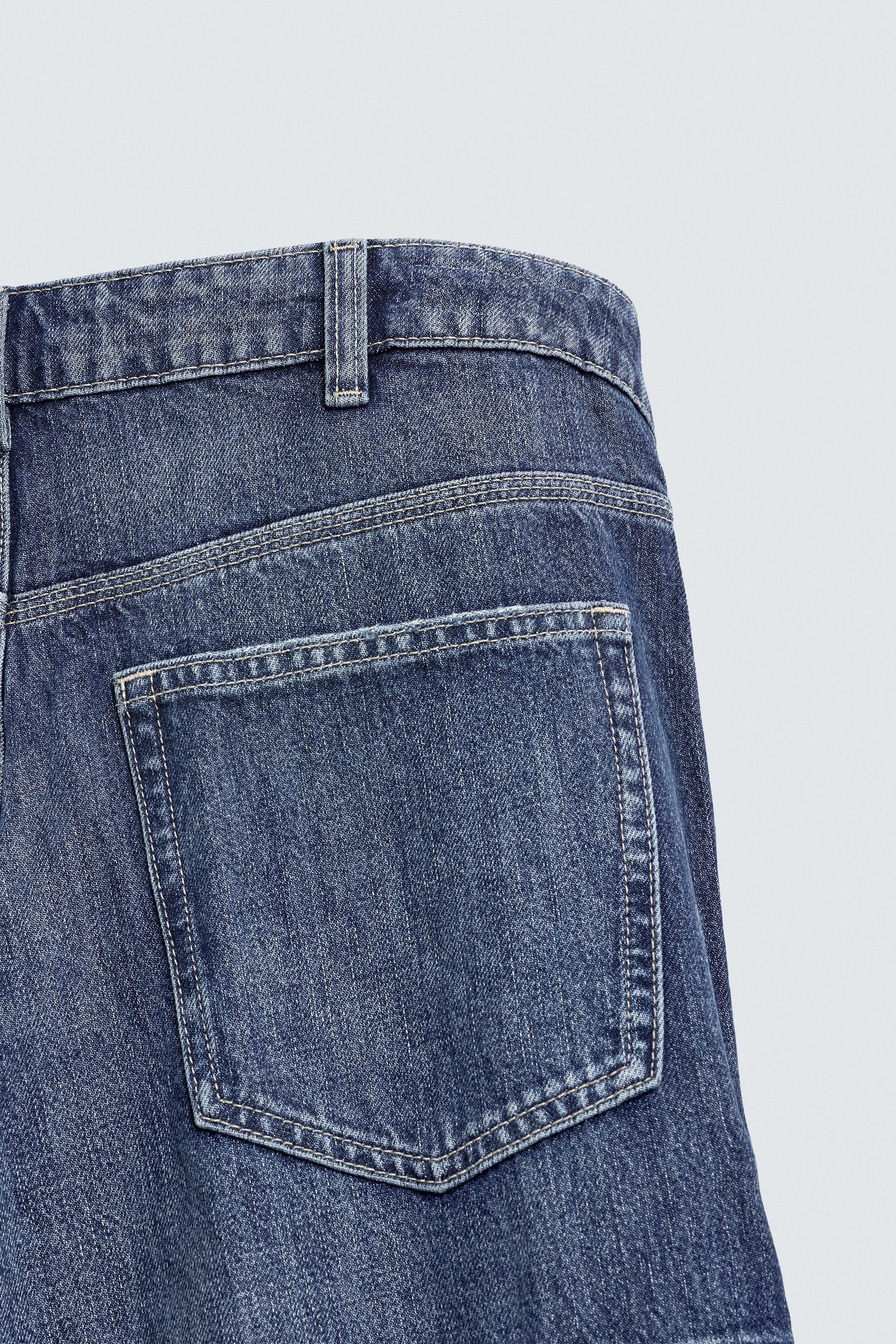 STRAIGHT FIT CARGO JEANS - Image 10