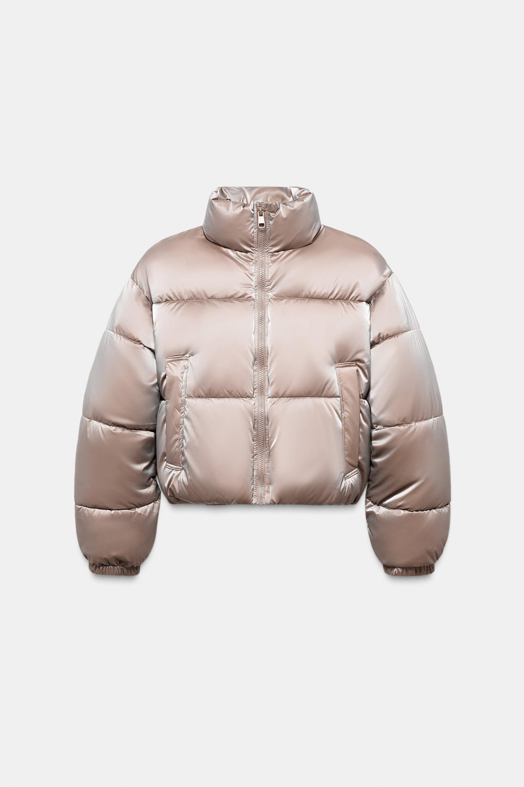 SHINY WATER-REPELLENT WINDBREAKER ANORAK - Image 4