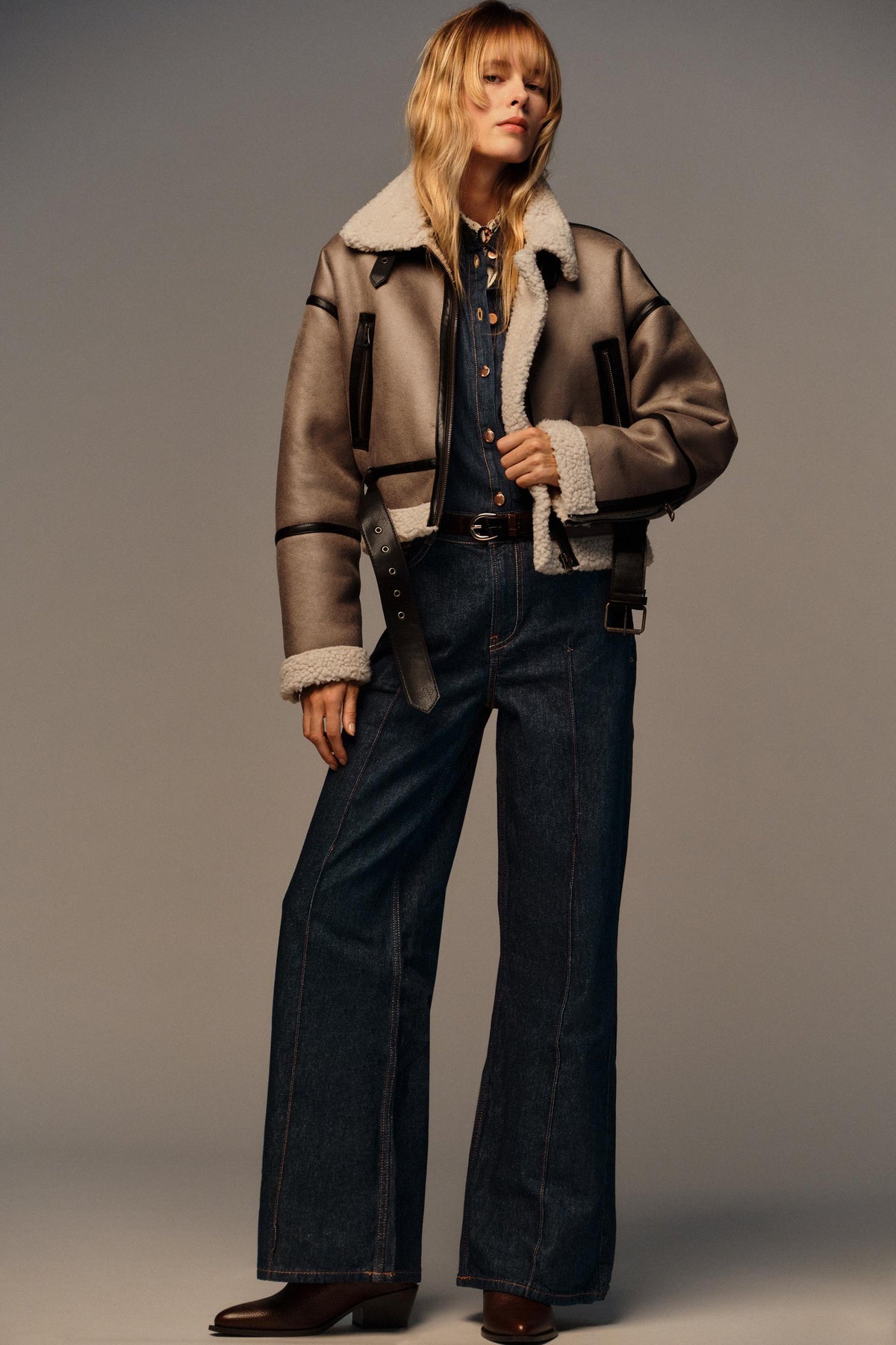 SHORT DOUBLE-FACED JACKET - Image 1