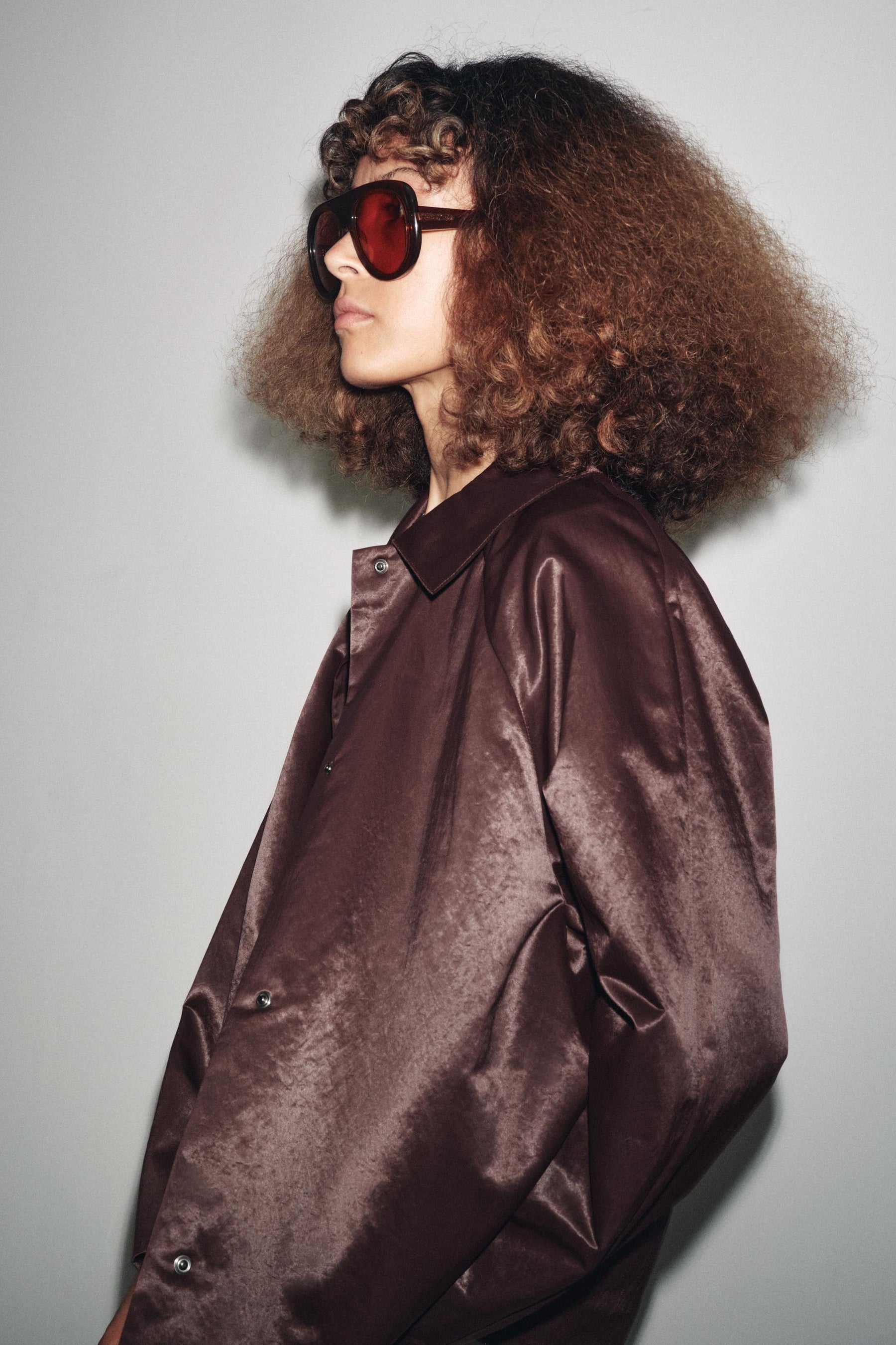 ZW COLLECTION SATIN JACKET - Image 5