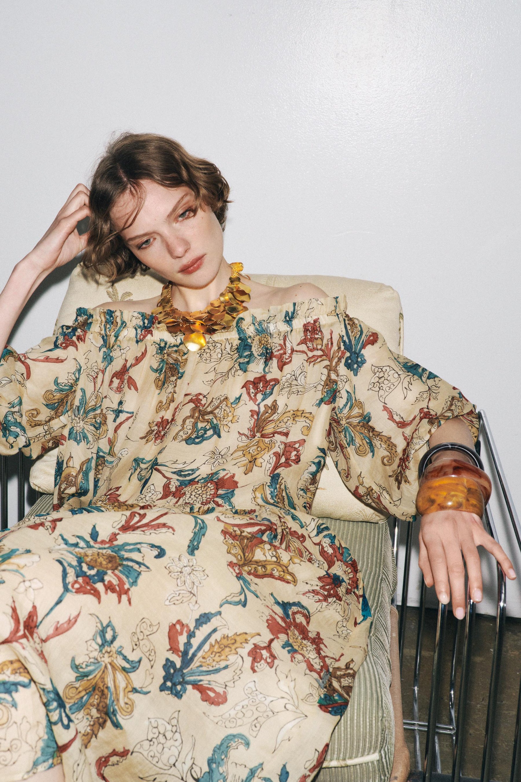 ZW COLLECTION PRINTED RAMIE DRESS - Image 4