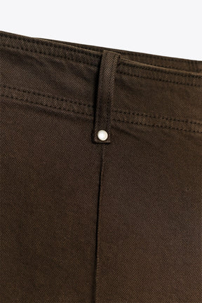 Wide-leg High-waist Jeans