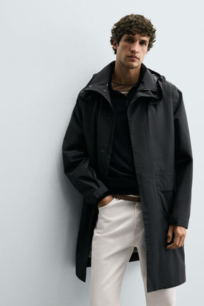 WATER-REPELLENT DETACHABLE TECHNICAL PARKA - Image 7