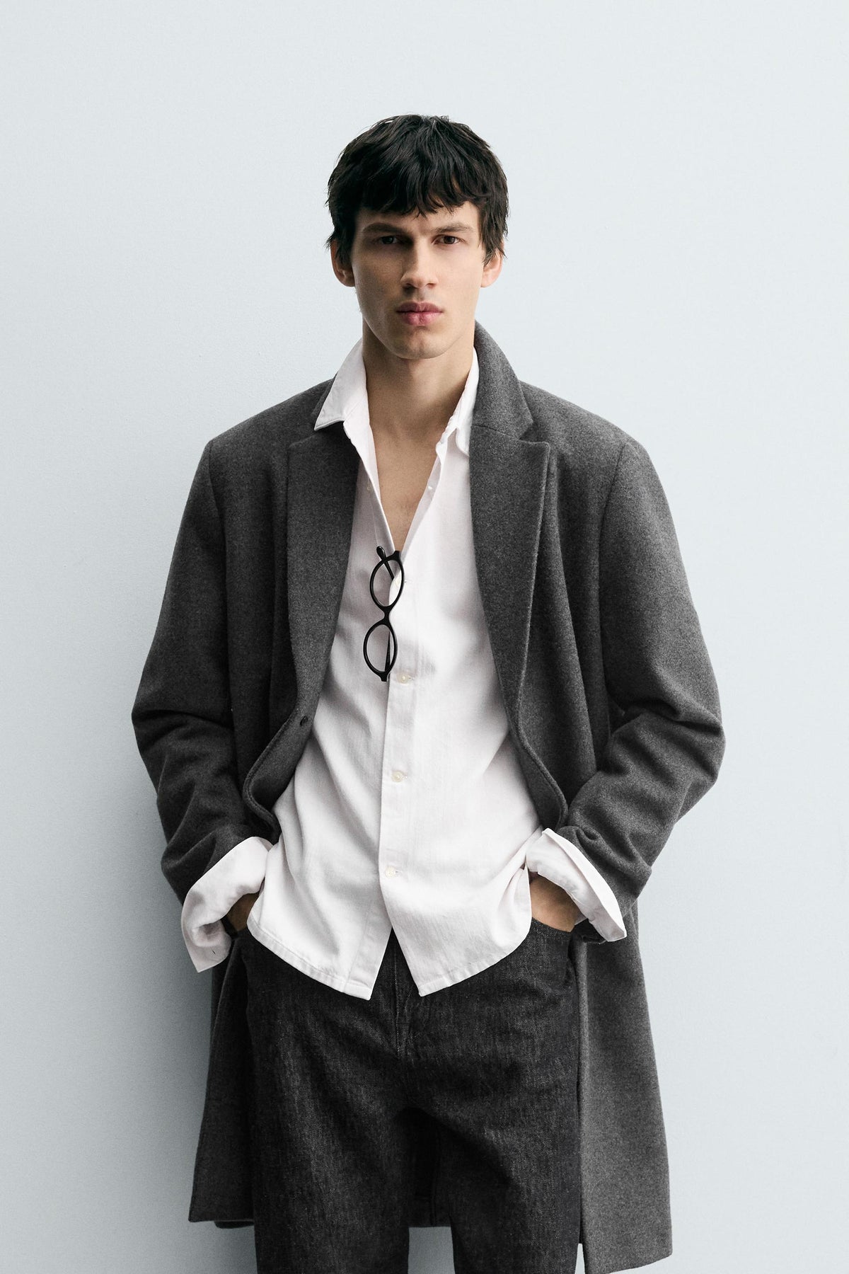 REGULAR FIT WOOL COAT - Image 2