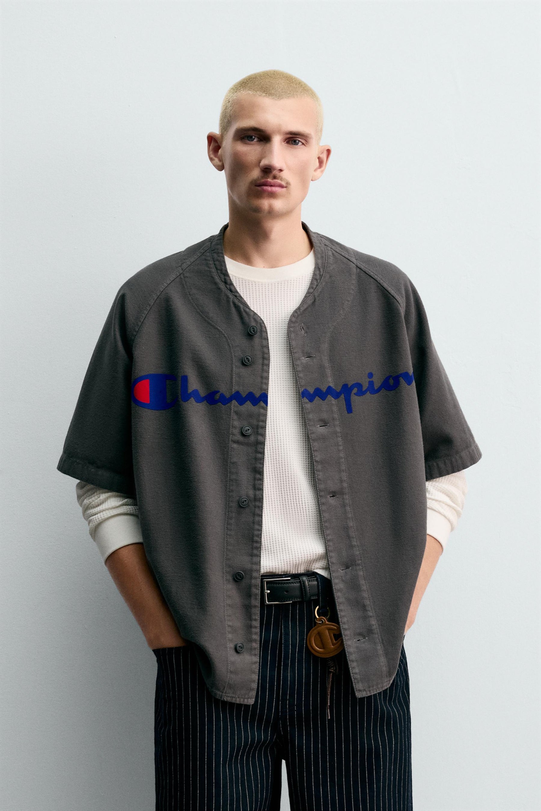 CHAMPION ® X PRINTED BASEBALL SHIRT - Image 2