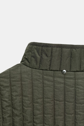QUILTED JACKET WITH DETACHABLE SCARF - Image 9