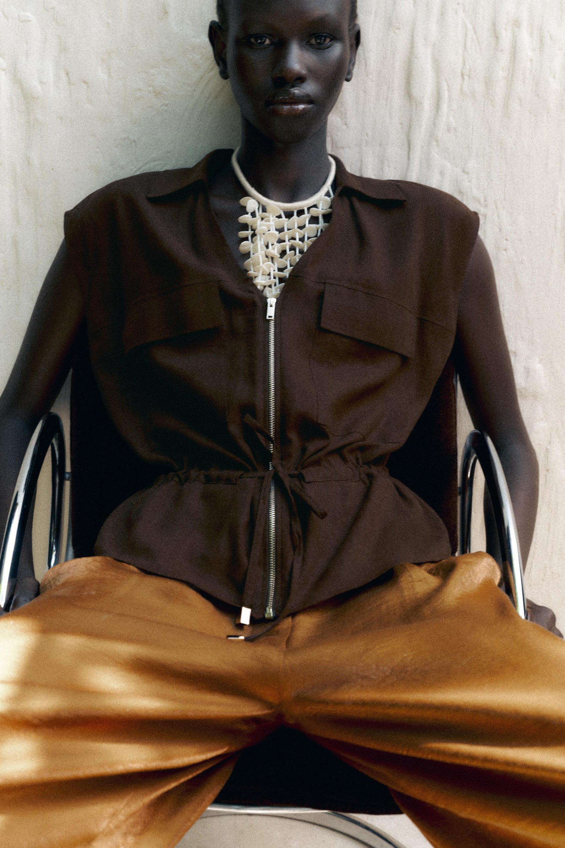 SAFARI LINEN BLEND TOP - Image 3