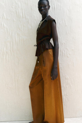 SAFARI LINEN BLEND TOP - Image 4