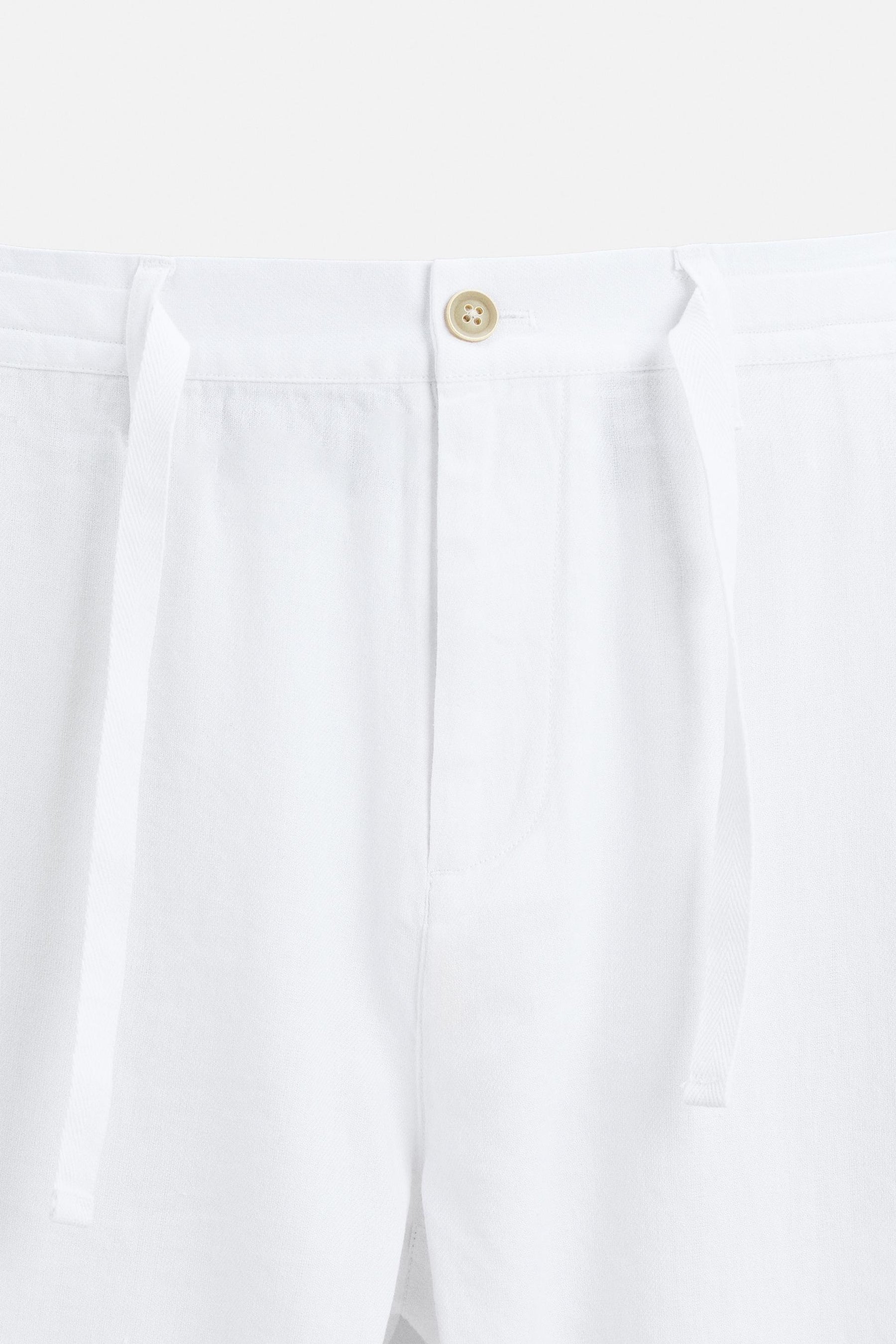 COTTON/LINEN TROUSERS - Image 8