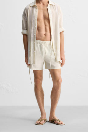 BASIC MID-LENGTH SWIMMING TRUNKS - Image 3