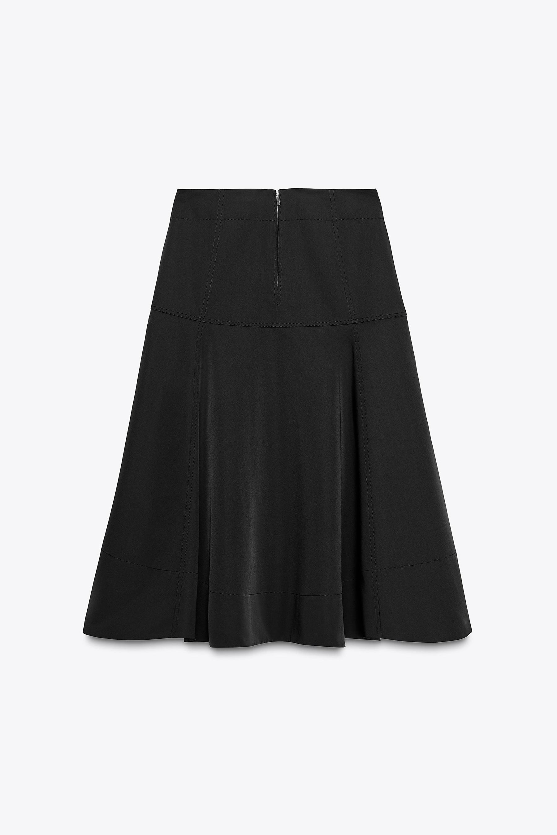 FLARED BELT SKIRT