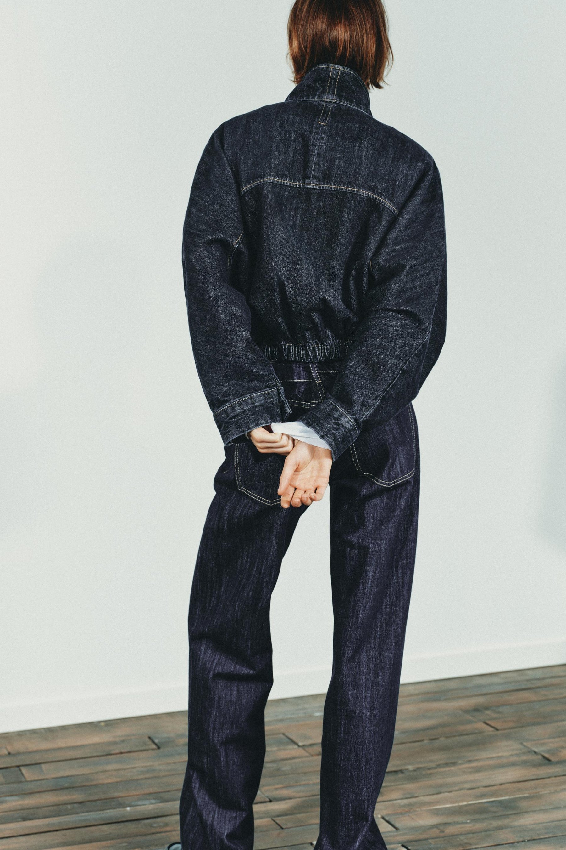 TRF BATWING SLEEVE DENIM JACKET - Image 6